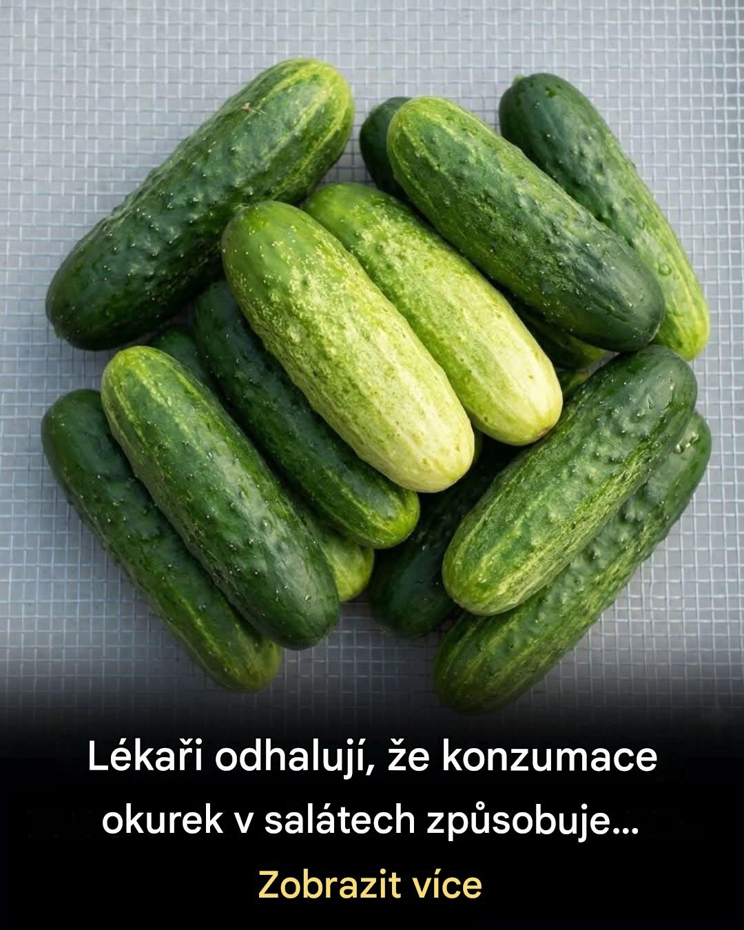 Lékaři odhalují, že konzumace okurek v salátech způsobuje…