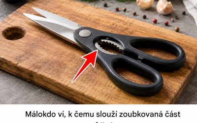 Skryté tajemství kuchyňských nůžek: k čemu vlastně slouží ta ozubená část?