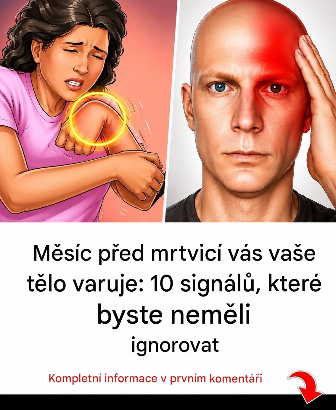 10 varovných signálů mrtvice, které je třeba odhalit měsíc předem