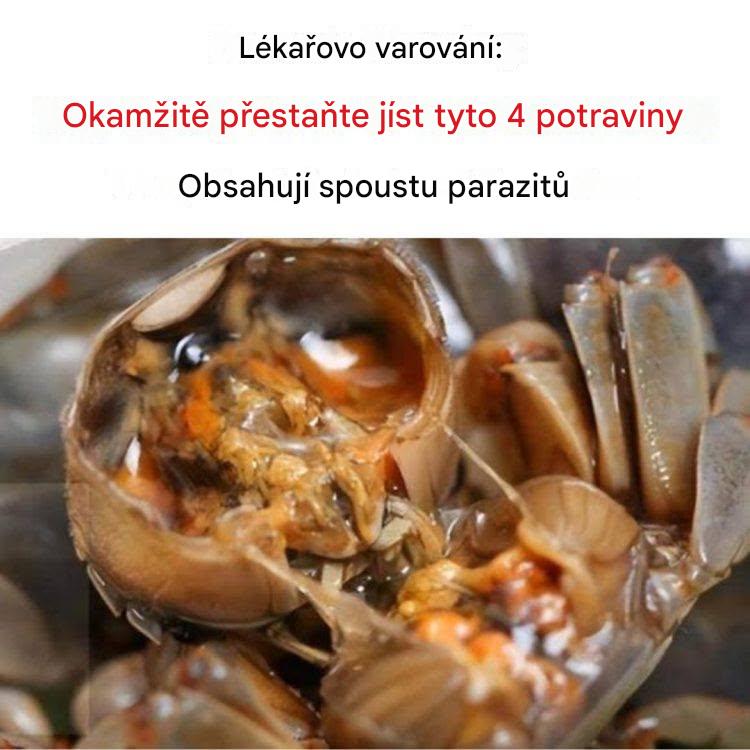 Šíří se online zpráva „Lékaři varují: Okamžitě omezte konzumaci těchto 4 potravin, obsahují spoustu parazitů“?