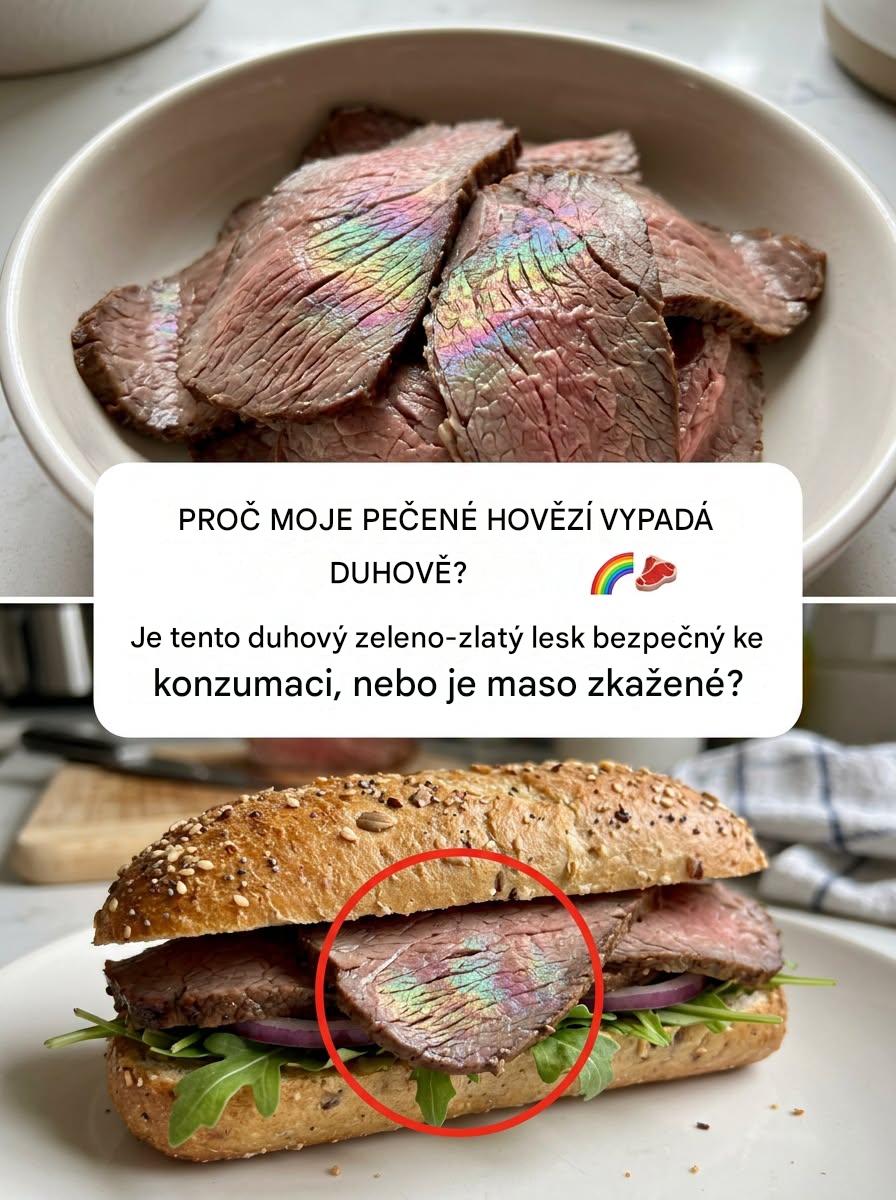 Proč má lahůdkové maso někdy duhový lesk