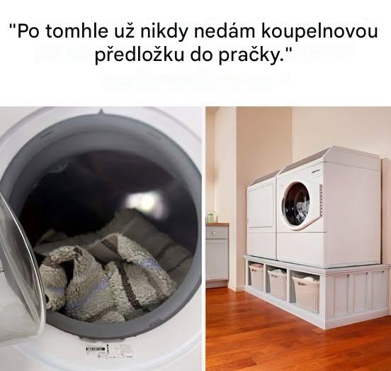 Praní koupelnových předložek v pračce: špatný nápad, který stojí majlant?
