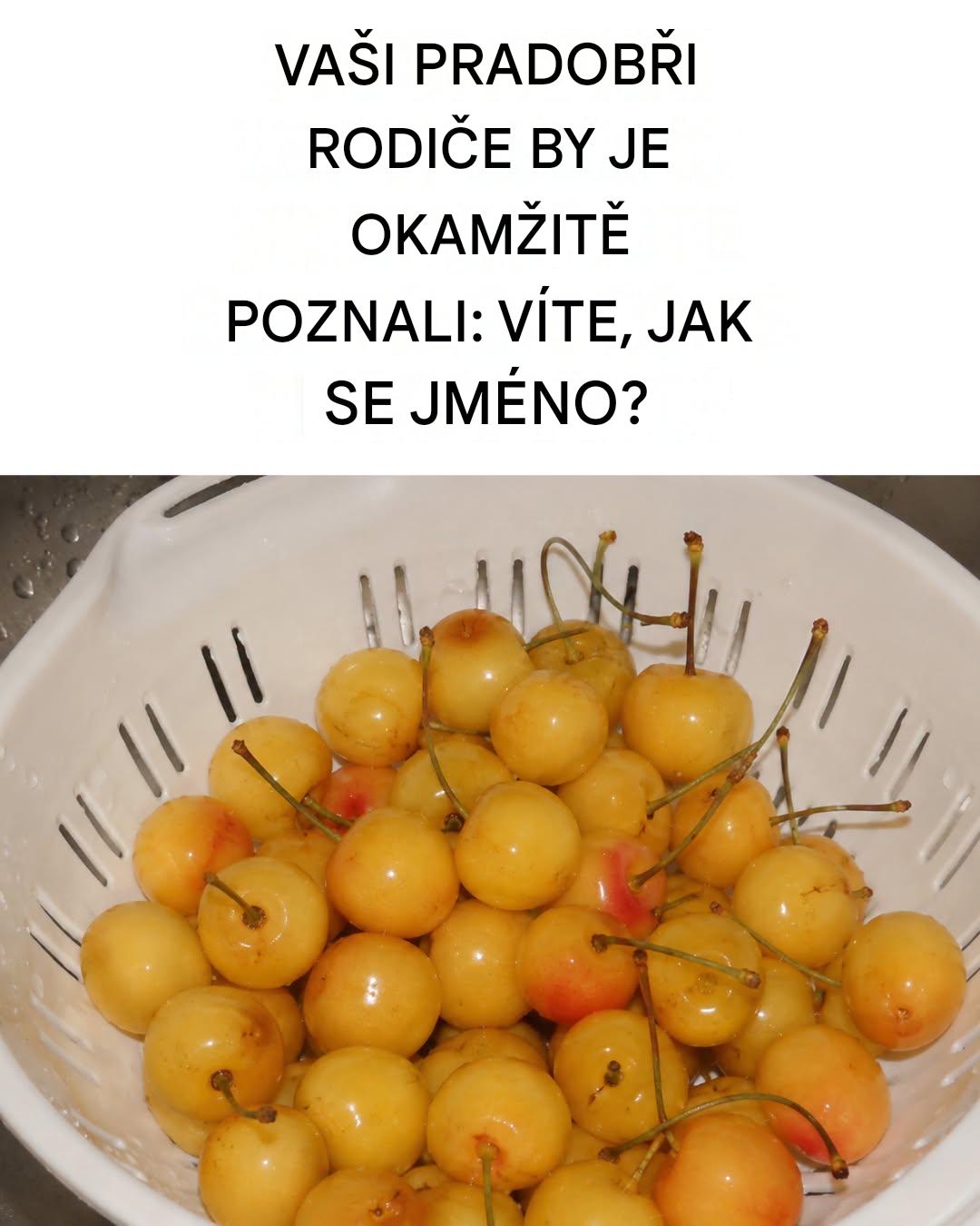 Téměř zapomenuté, ale lahodné a plné výhod: bílé třešně
