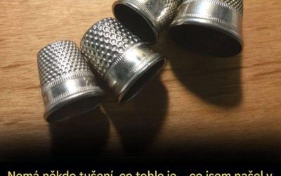 Nadčasový příběh náprstků: Od praktického nástroje k cenné památkě