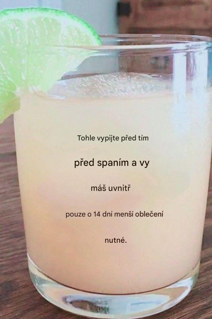 Pijte před spaním a zbavte se veškerého břišního tuku za pouhý 1 týden.