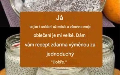 Zdravý chia pudink, rychlá a zeštíhlující snídaně bez přidaného cukru, ve stylu fritézy, pro fitness 🥣✨