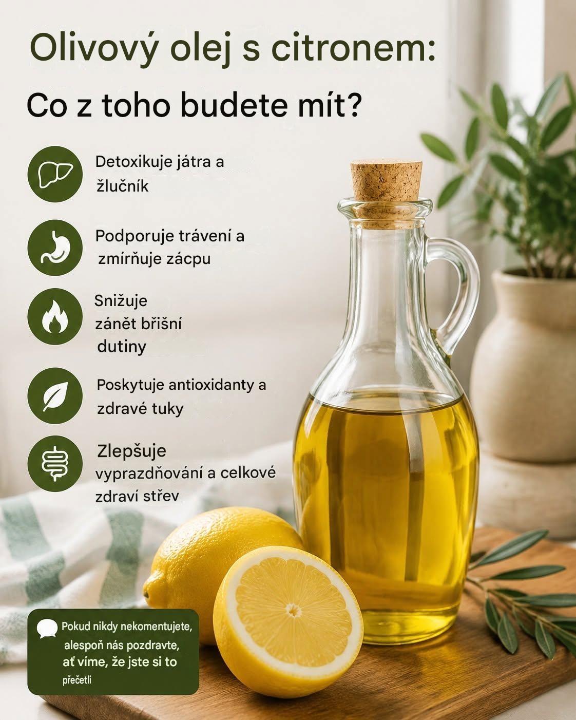 Olej s citronem: jaké jsou jeho výhody?…