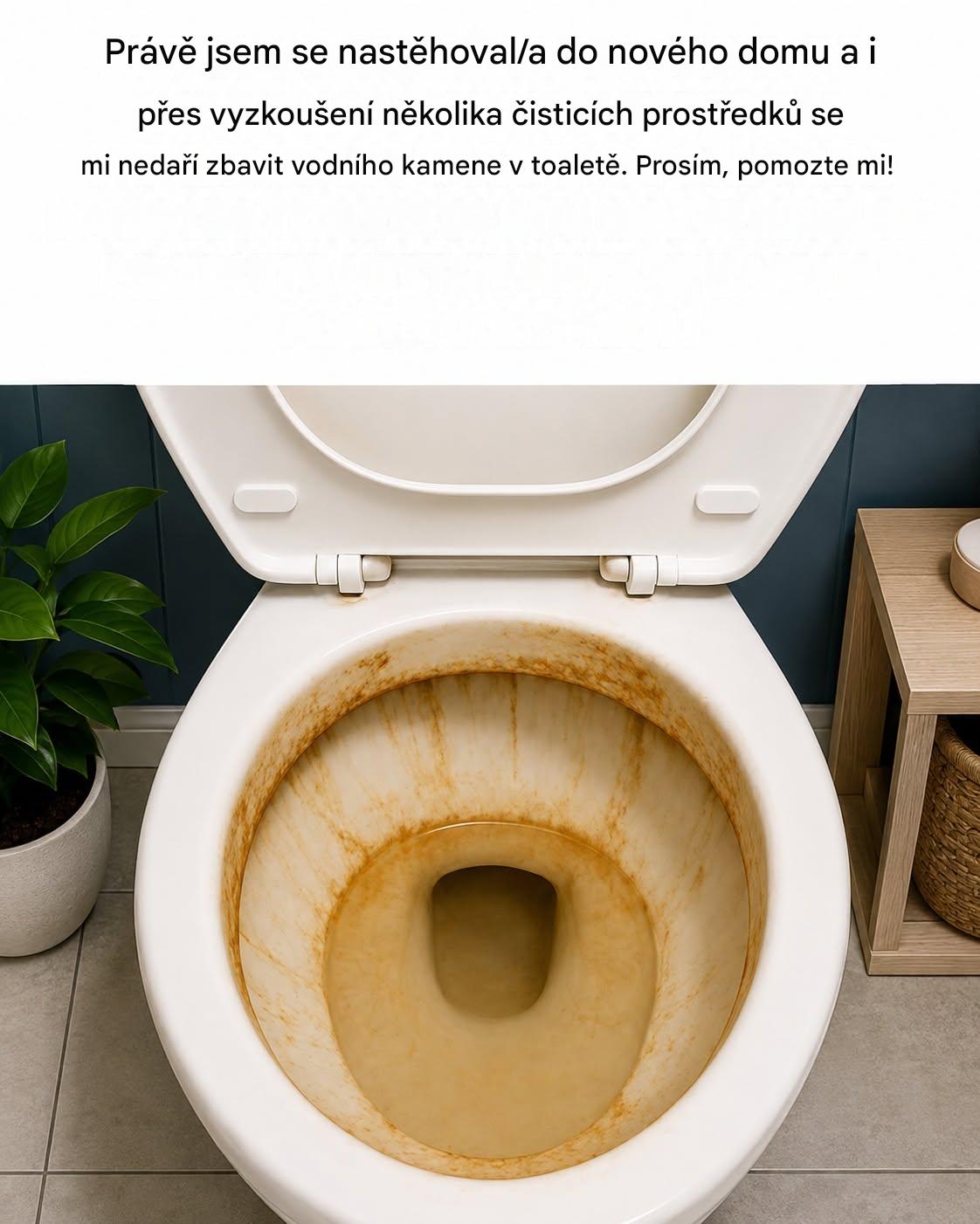 Jak se trvale zbavit vodního kamene v toaletách?