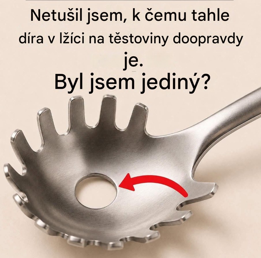 Tajná díra ve vašich těstovinách